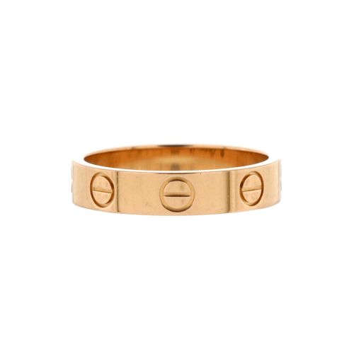 Love Wedding Band Ring 18K Rose Gold