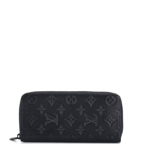 Zippy Wallet Monogram Shadow Leather Vertical