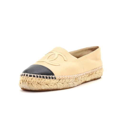 Women's CC Cap Toe Espadrilles Leather