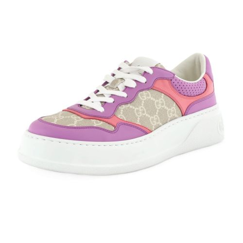 Women's Dali Platform Sneakers GG Coated Canvas and Leather