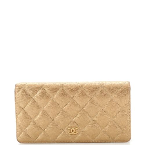 L-Yen Wallet Quilted Caviar