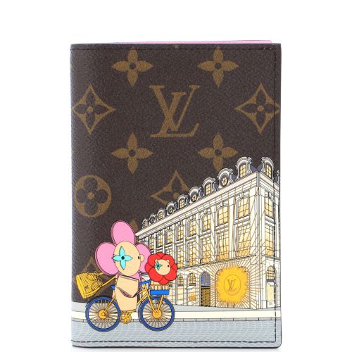 Passport Cover Limited Edition Vivienne Xmas Monogram Canvas