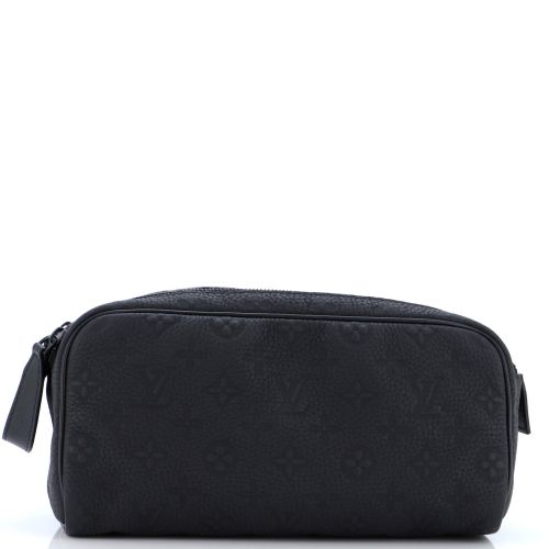 Dopp Kit Toiletry Pouch Taurillon Monogram Leather