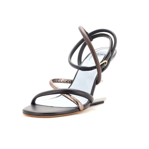 Women's First Strappy Heeled Sandals Leather