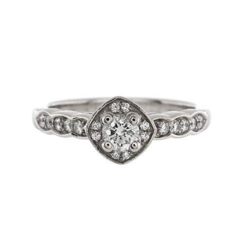 Coco Crush Engagement Ring Platinum with RBC Diamond E/VVS1 .25CT