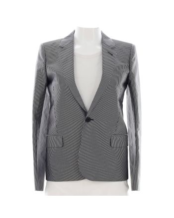 Women's Single Breasted Blazer Polyester and Silk Blend