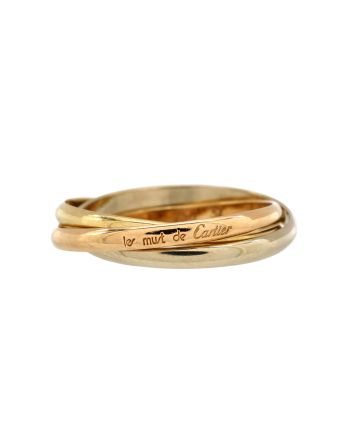 Trinity Ring 18K Tricolor Gold Small