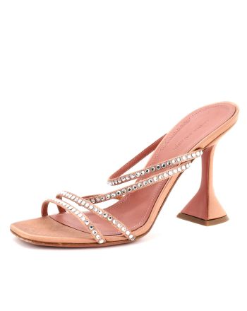 Women's Naima Heeled Sandals Satin with Crystals