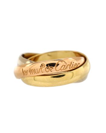 Les Must de Cartier Trinity Ring 18K Tricolor Gold