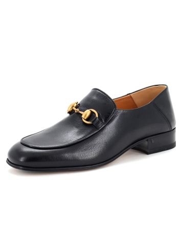 Women's Horsebit Mid-Heel Loafers Leather