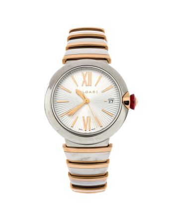 Lucea Automatic Watch Stainless Steel and 18k Red Gold 36