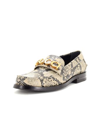 Women's Logo Loafers Snakeskin